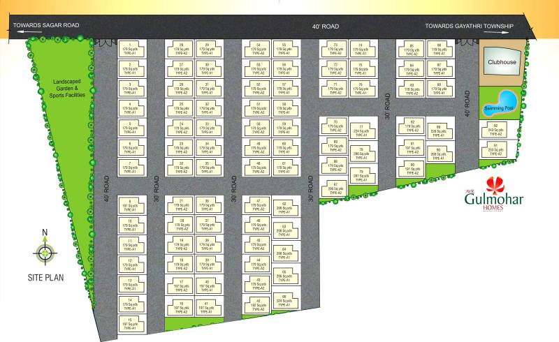Images for Site Plan of Modi Properties AVR Gulmohar Homes