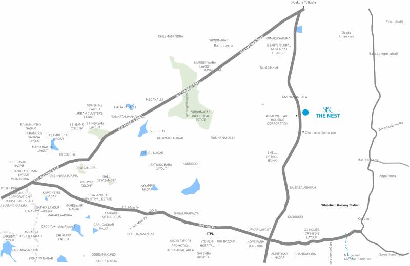  the-nest Images for Location Plan of SBR The Nest