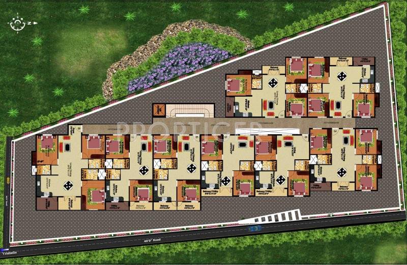 Royal Developers And Promoters Streak Nest View Cluster Plan