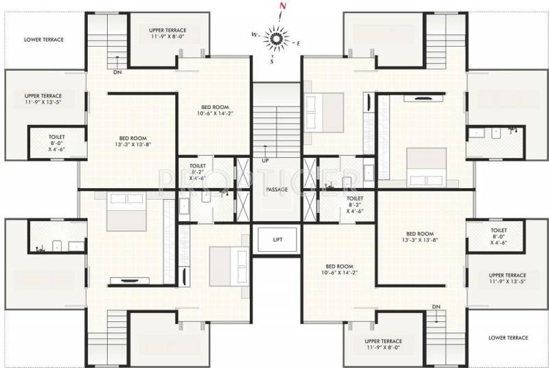 Images for Cluster Plan of Akshar Enclave