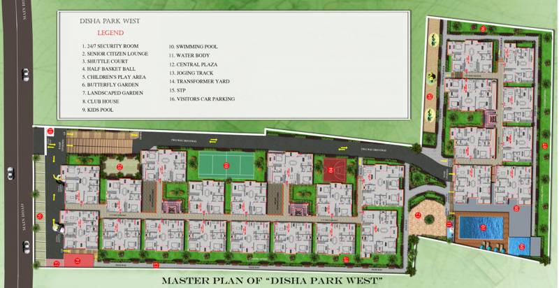  park-west Images for Site Plan of Disha Park West
