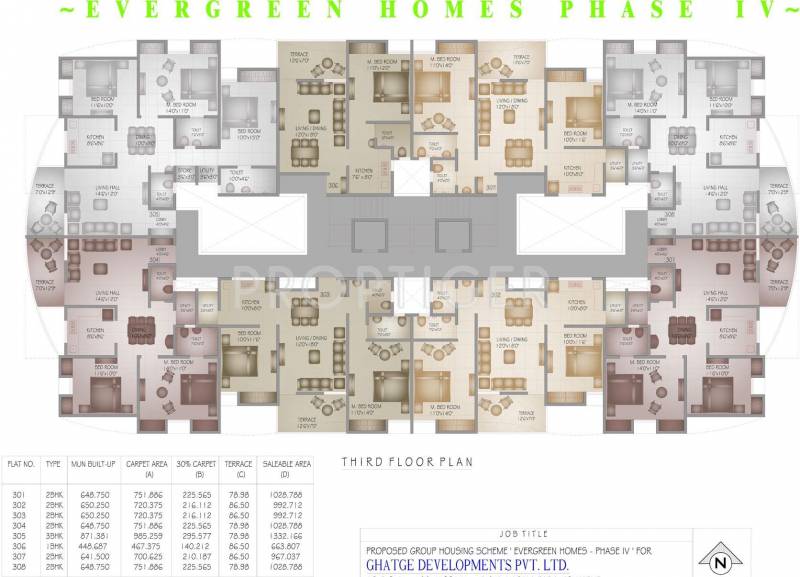 Images for Cluster Plan of Ghatge Developments Evergreen Homes Phase4
