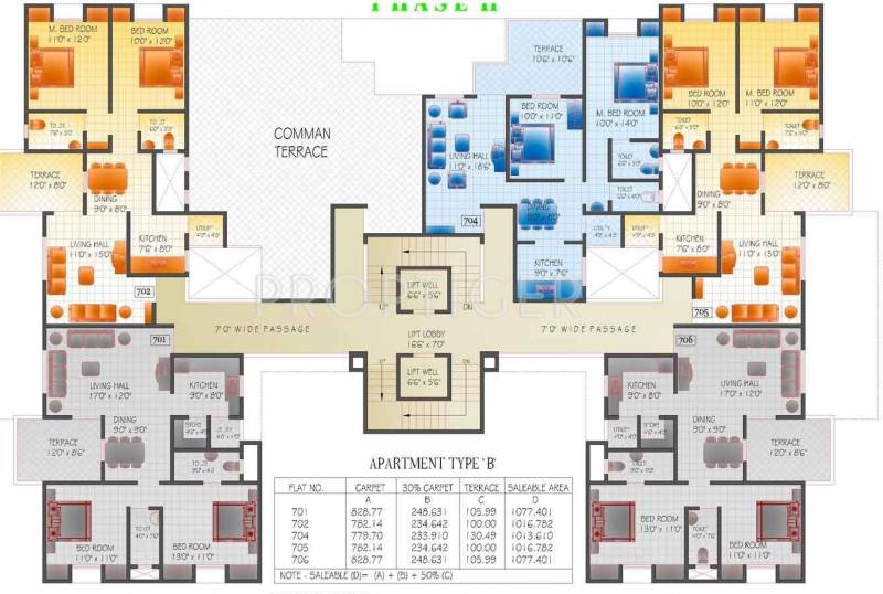 Images for Cluster Plan of Ghatge Developments Evergeen Homes Phase3