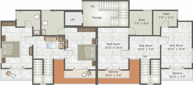 Images for Cluster Plan of Kanha Luxuria