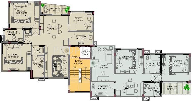 Images for Cluster Plan of Griham Apartments