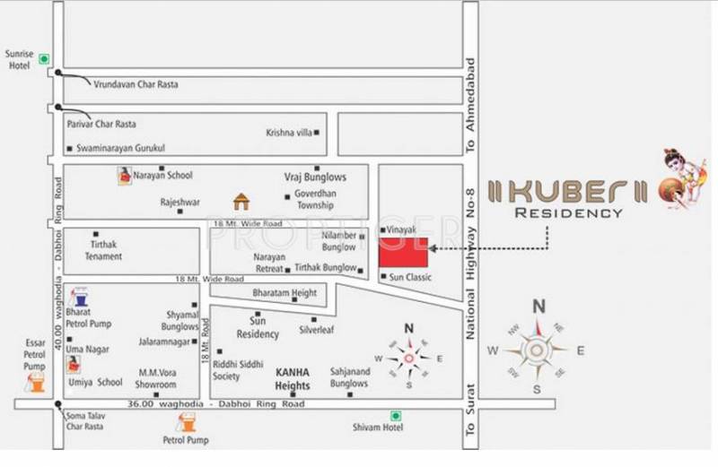  residency Images for Location Plan of Kuber Residency