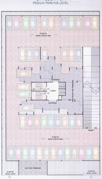  willow Single Tower Cluster Plan