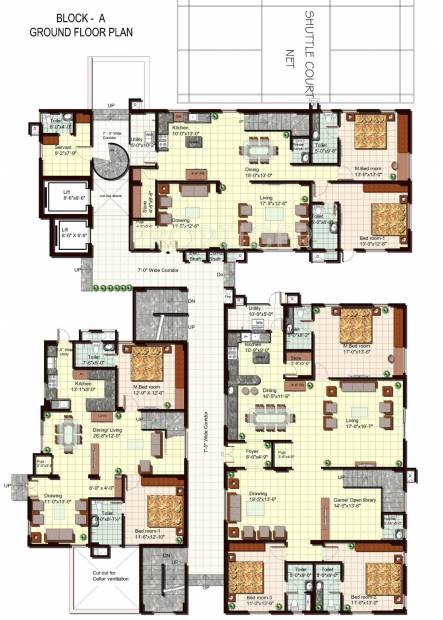  the-fountainhead Block C Cluster Plan