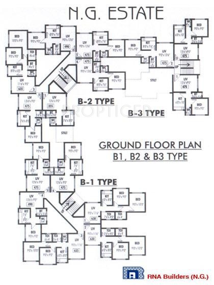  ng-estate Block A1 Cluster Plan
