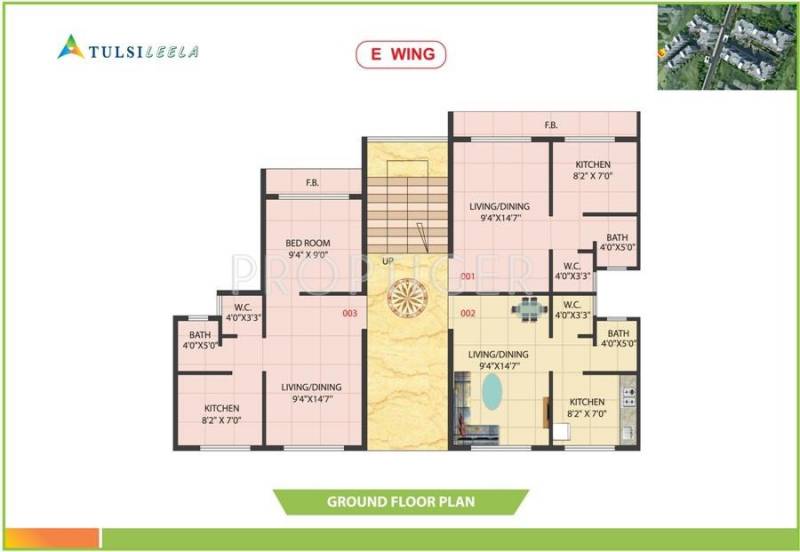  leela Wing D Cluster Plan