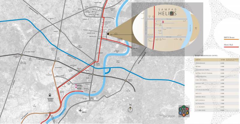  helios Images for Location Plan of Sampad Helios