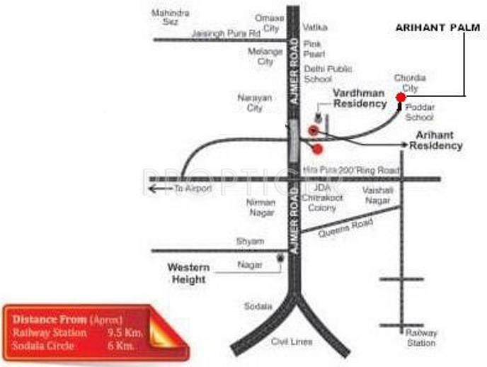  arihant-palm Images for Location Plan of Arihant Arihant Palm