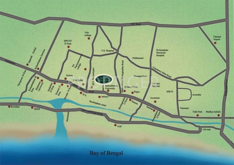 Images for Location Plan of Padmavathy Jagannath Meadows Plots
