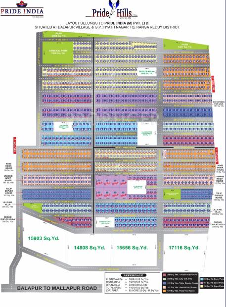 Images for Layout Plan of Pride Hills Plots