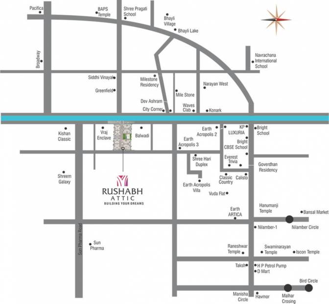  attic Images for Location Plan of Rushabh Attic