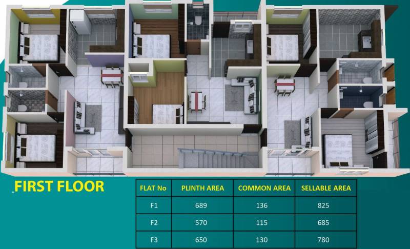  emerald Images for Cluster Plan of Indira Emerald