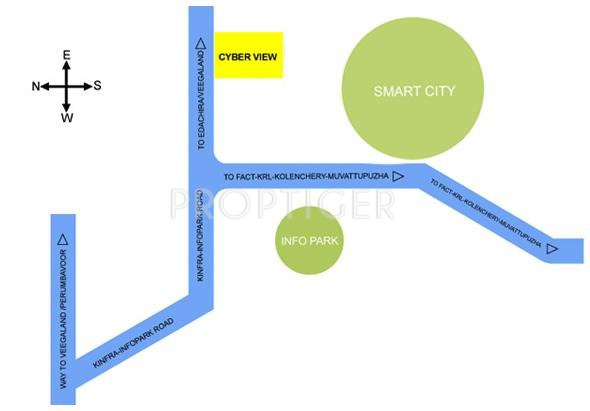  cyber-view Images for Location Plan of Heera Cyber View