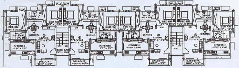 Images for Cluster Plan of  Vijaya Town