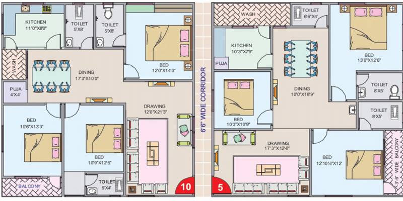  pride Images for Cluster Plan of Parijatha Pride