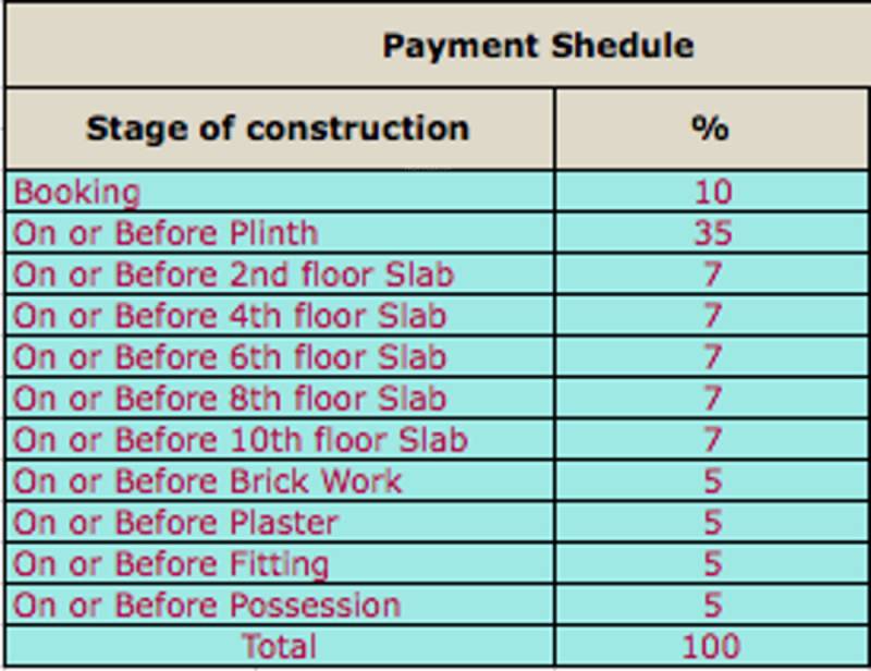 Images for Payment Plan of Samruddhi Lake Tower