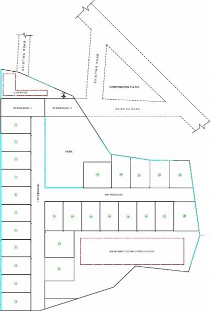 Images for Layout Plan of Aalayam Imperial Villas