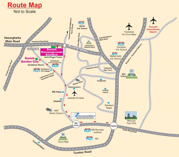 Images for Location Plan of Enrich Kempegowda Enclave
