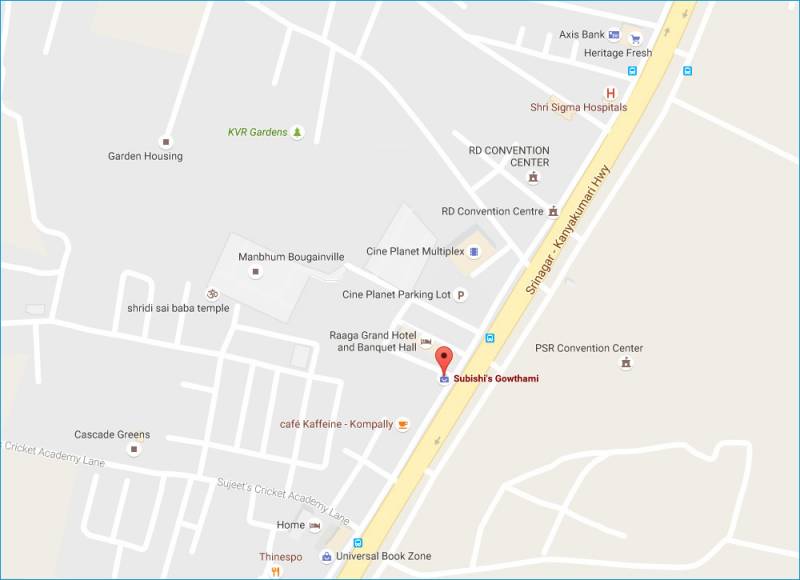 Images for Location Plan of Subishi Gowthami Luxury Residential Flats