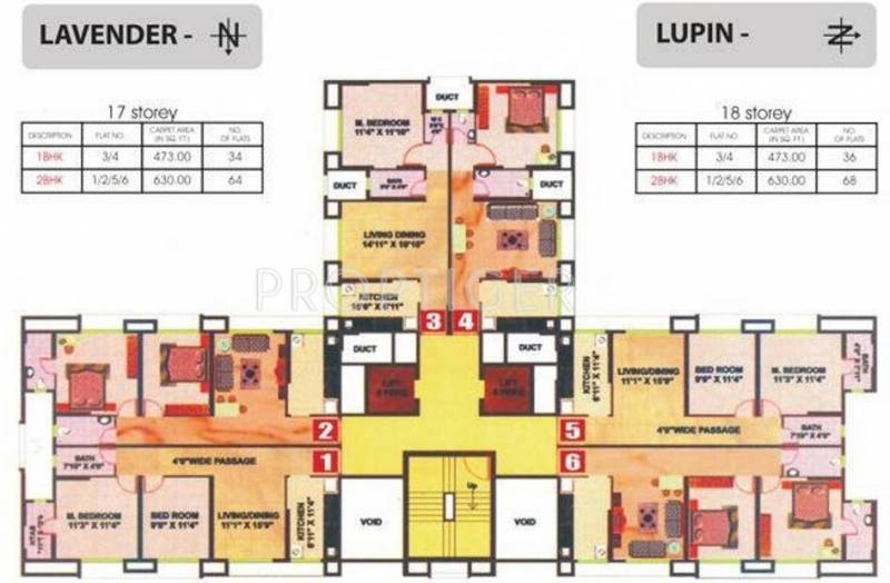  park Lupin Cluster Plan
