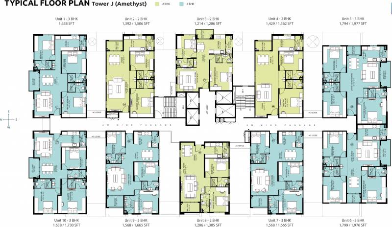 Images for Cluster Plan of PBEL City Tower J Amethyst