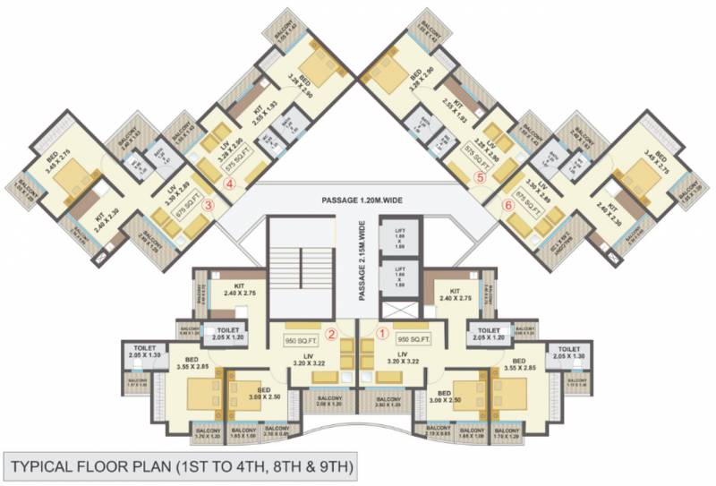  paradises Images for Cluster Plan of Three Paradises