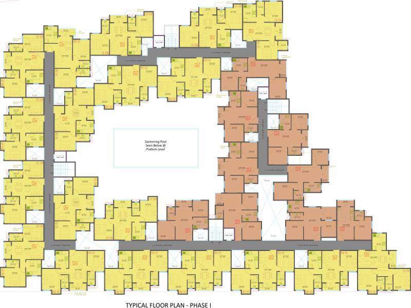  courtyard Images for Cluster Plan of XS Courtyard
