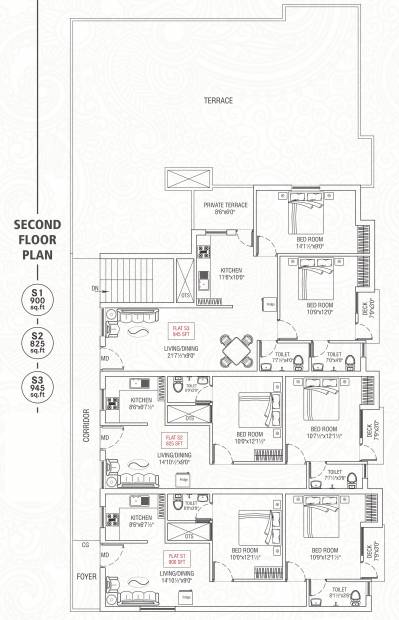 Images for Cluster Plan of Oyester Thamaraivanam