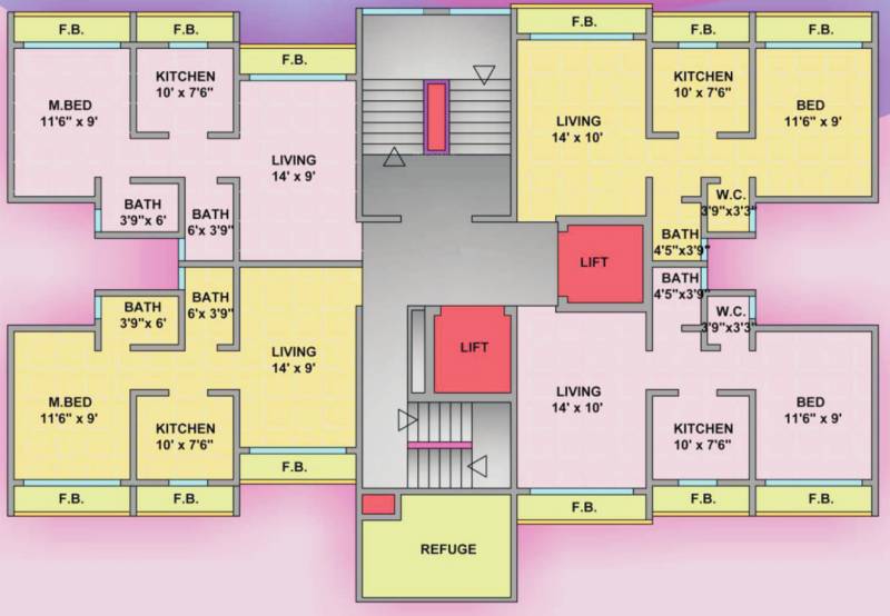  tower Images for Cluster Plan of PIL Pil Tower