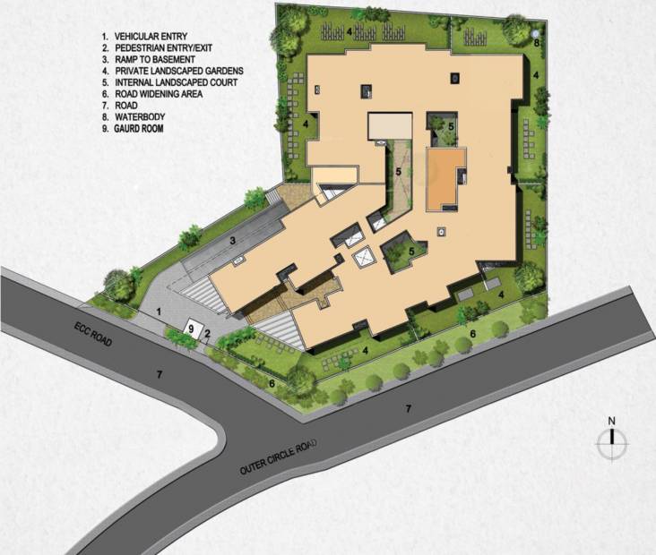 Images for Site Plan of Bhandari Verve On The Curve