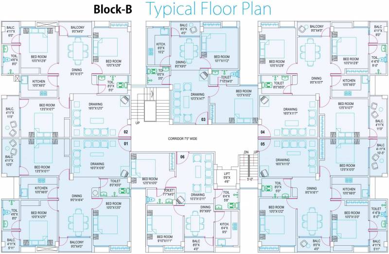 Images for Cluster Plan of Agrani Heights