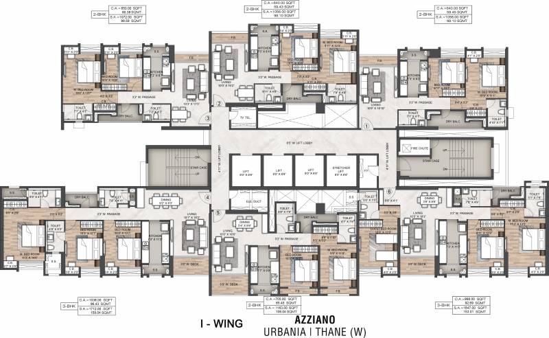  azziano-wing-i Images for Cluster Plan of Rustomjee Azziano Wing I