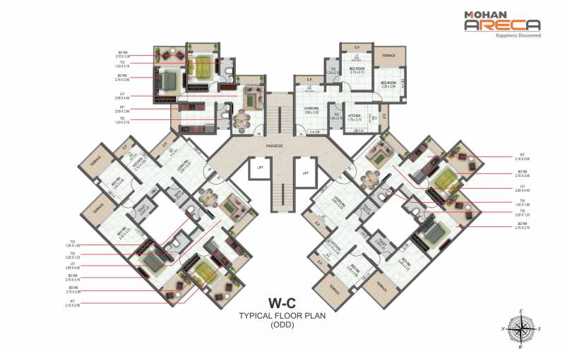 Images for Cluster Plan of Mohan Areca