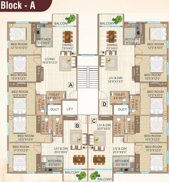 Images for Cluster Plan of GPS Meena Fortuna