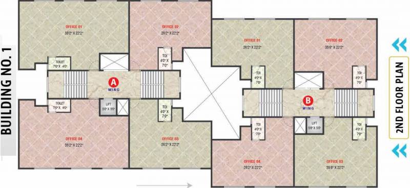 Images for Cluster Plan of Classic Builders Central Plaza