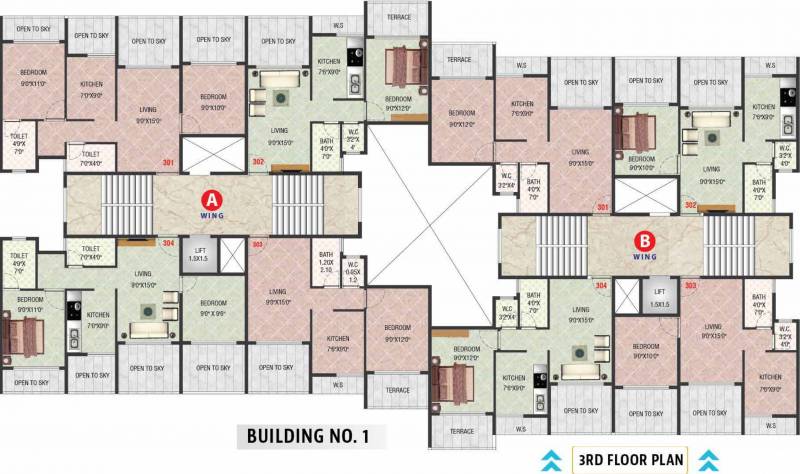 Images for Cluster Plan of Classic Builders Central Plaza