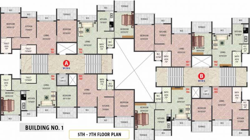 Images for Cluster Plan of Classic Builders Central Plaza