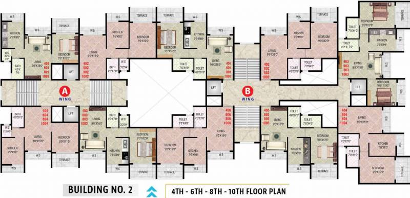 Images for Cluster Plan of Classic Builders Central Plaza