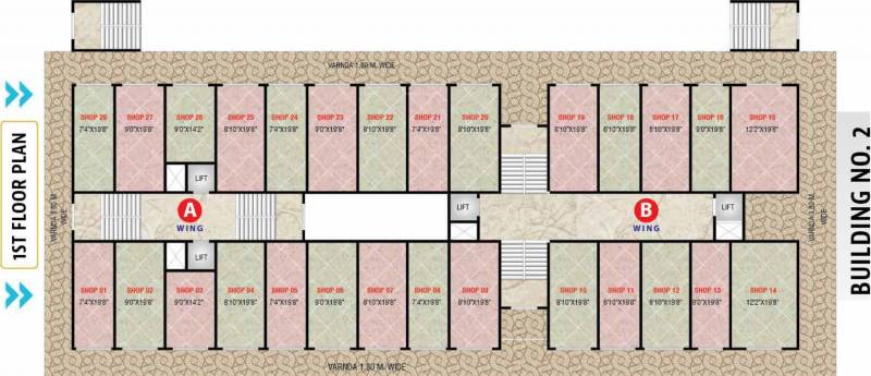 Images for Cluster Plan of Classic Builders Central Plaza