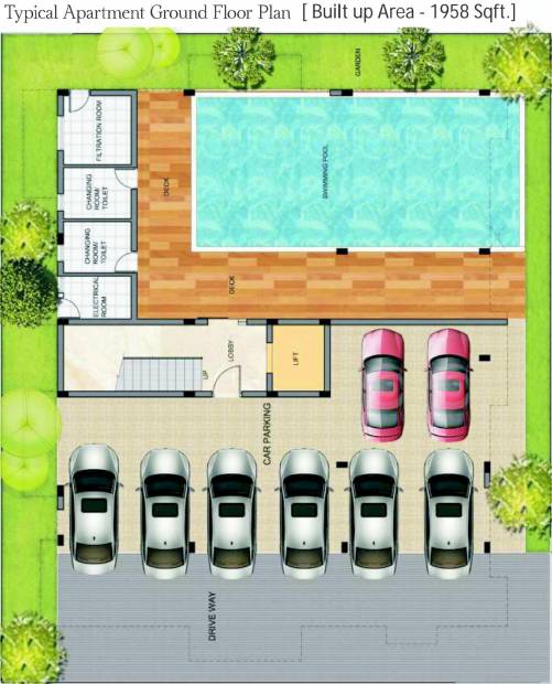 Images for Cluster Plan of Eco Sparkle Apartment