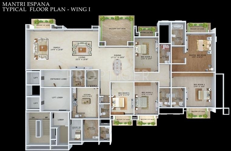 Images for Cluster Plan of Mantri Espana