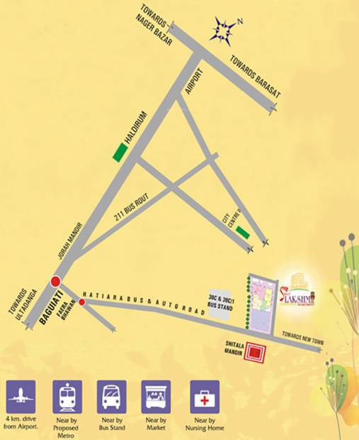 Images for Location Plan of Jupiter Suvo Lakshmi Apartment