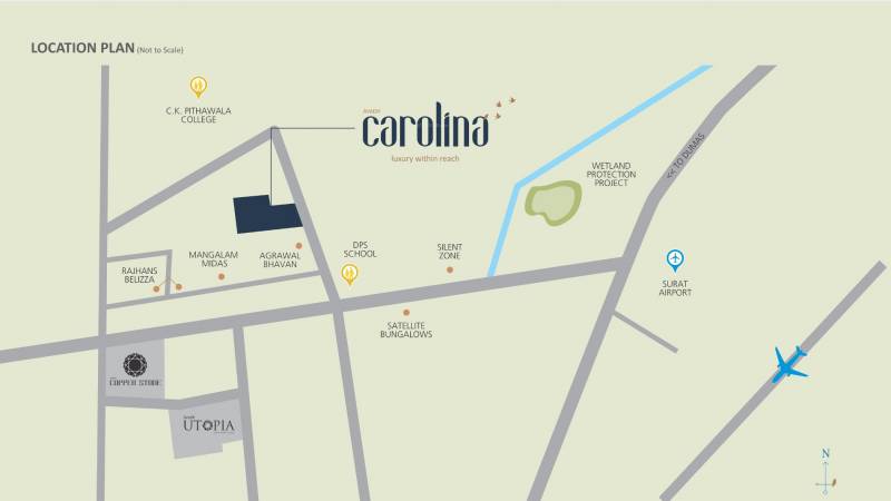  avadh-carolina Images for Location Plan of Avadh Carolina