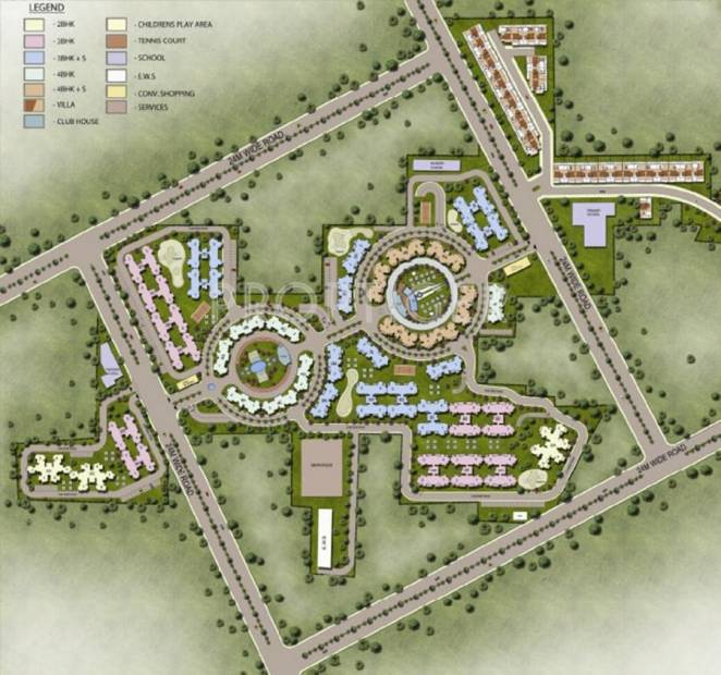  carnation-residency Images for Layout Plan of Orris Carnation Residency
