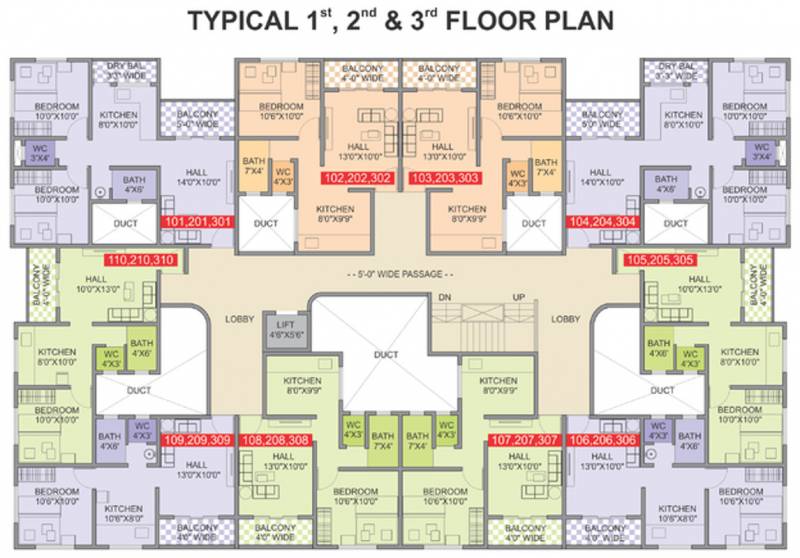 Images for Cluster Plan of Rupali Lomte Residency