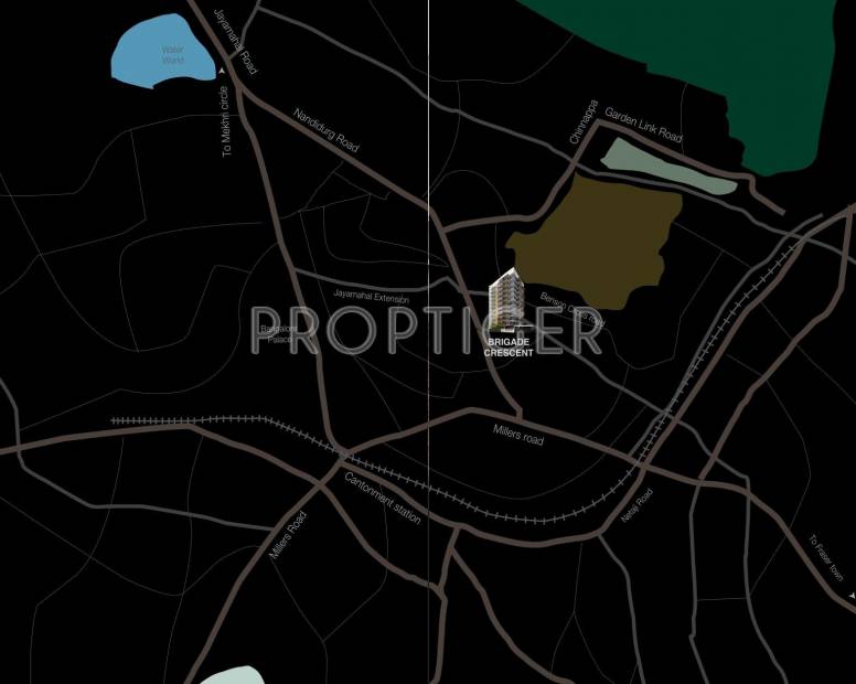  crescent Images for Location Plan of Brigade Crescent